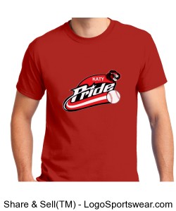 Katy Pride Red Fan Tshirt Design Zoom